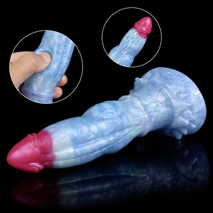 YESBUY Monster Animal Penis S/L/M Ice Dragon Dildo With Suction Cup Butt Plug Anal Vaginal Massager For Men Women Adults Sex Toy
