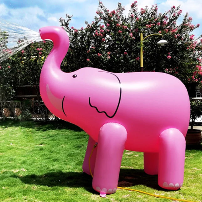 PVC Inflatable Toys Water Spraying Unicorn Elephant Water Mat Sprinkler Outdoor Toy for Children Summer Fun Play Equipment