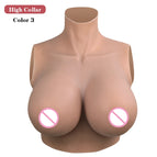 High collar Color 3 / Mainland China / D cup gel filling