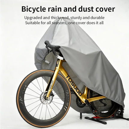 TOSUOD Waterproof Bike Cover with UV Protection, Outdoor All Weather Bicycle Cover for MTB Road Bike Rain Dust Prevention