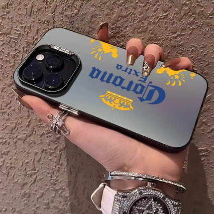 Fashion C-Corona Extra Beer Phone Case For IPhone 17 16 15 14 13 12 11 Pro MAX Matte Shockproof Back Anti Fall Matte Cover