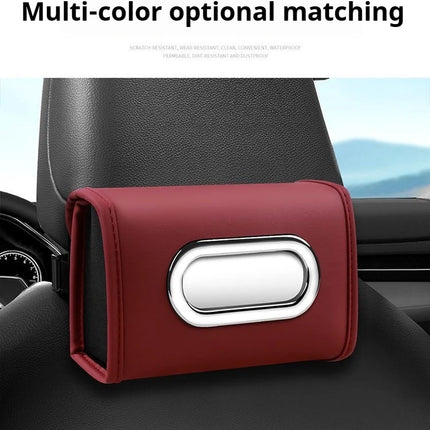 Car tissue box, fashionable leather multi-functional tissue box For Volkswagen VW GTI Passat Polo Golf 3 Jetta Tiguan Touran