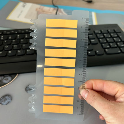 200-3200PCS Clear Sticky Notes Self-Adhesive Colorful Memo Pads for Office School Book Annotation Index Tabs Stationery