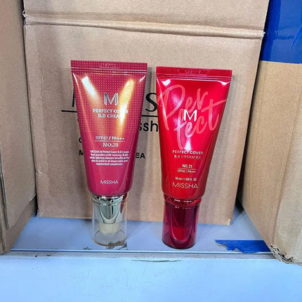 HOT MISSHA BB Cream Concealer Foundation 50ml High Coverage Long-lasting Control-Oil Brightening CC Cream Korean Makeup