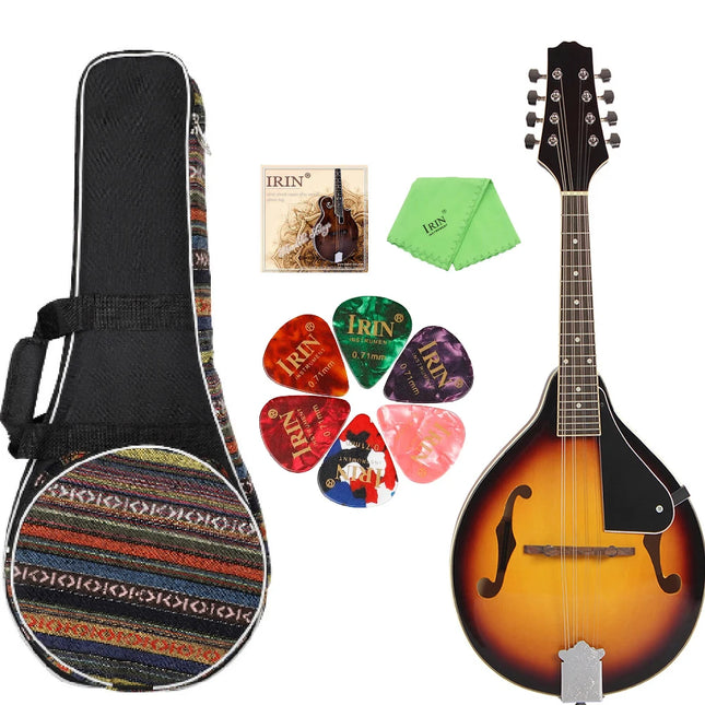IRIN Mandolin 8-String Guitar A Style Electric Mandolin Stringed instruments with Bag String Pick Accessories