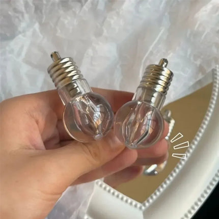 1Pcs New Funny Luminous Hairpin Lighted Bulb Shape Hair Clips for Women Strange Creative Party Hairpins Girls Hair Accessories