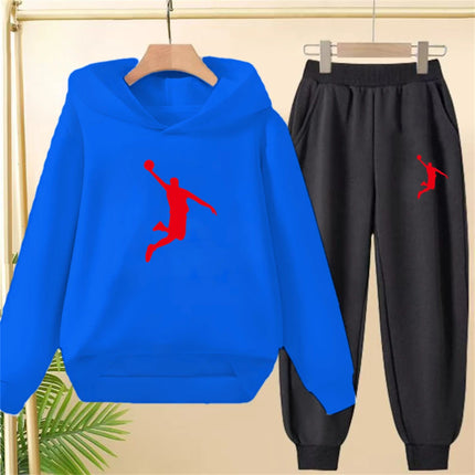 Children's Top and bottom Number 23 Basketball Hoodies Girls Boy age 3-12 Coat Casual Toddle Sweatshirr Hood autumn clothing