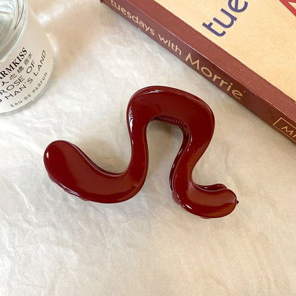 Simple Irregular Hair Catch Clip Shark Clip Women's Premium 2026 New Hairpin Back Head Hair Accessories Hairpin Elegant