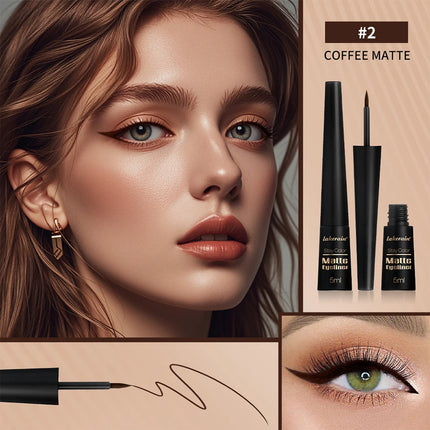 Waterproof Eyeliner Pen Matte Liquid Eyeliner 17H Long Wear Sweat Proof Smudgeproof Stain-free Ultra-fine Liquid Cosmetics