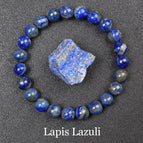 5 Lapis Lazuli / 21cm-8.3inch / 8mm beads