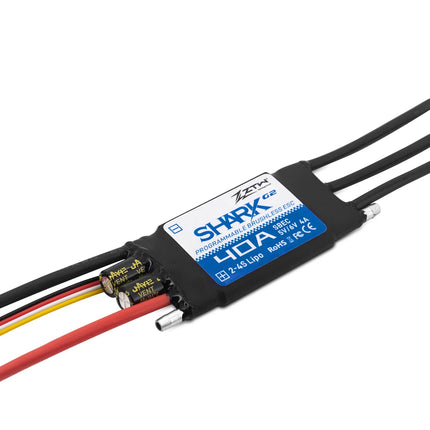 ZTW 32-Bit ESC Shark G2 100A 80A 60A 50A 40A 30A 20A SBEC 5V/6V 8A Brushless Speed Controller for RC Boat Underwater Thruster