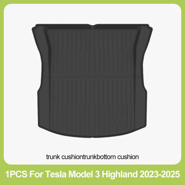BYTON Floor Mats Compatible Custom Fit Floor Liners for 2023-2026 Tesla Model 3 Highland All Weather Protection car mats