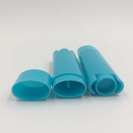10/30/50/100/200 Empty PP 5g Oval Lipstick Tube Empty Round Lip Gloss Tube Clear Travel Bottle Plastic Diy Oval Lip Balm Tubes