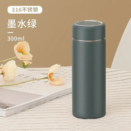 300ML Mini Insulated Cup 316 Stainless Steel Women's Small Portable Water Bottle Water Cup Women's Small Pocket Cup