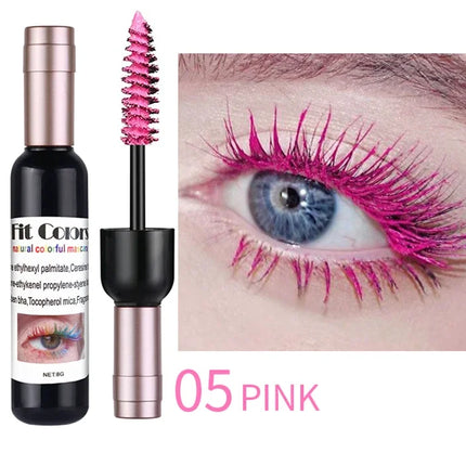 4D Silk Fiber Eyelash Mascara Waterproof Fast Dry Eyelashes Curls Extension Makeup Eyelashes Waterproof Blue Ink Eye Makeup