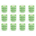 12pcs Green dot