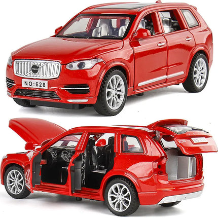 1:32 VOLVO XC90 SUV Alloy Car Model Diecast Metal Model Sound & Light Pull Back Toy Collect Display Ornaments Children Toys