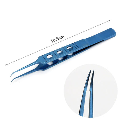 1 pc Eyelid Tweezers 10.5cm ophthalmic microsurgical instruments Ophthalmic forceps with hook platform