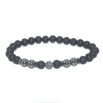 Anti-Swelling Black Obsidian Anklet Bracelet Treatment  Adjustable Weight Loss Magnetic Therapy Magnet Anklet Bracelet Women Men