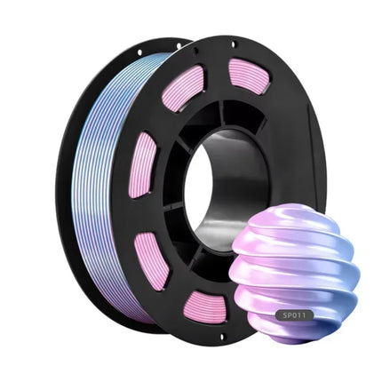 Dual-color PLA Silk 200g 3D Printing Materials 1.75mm Upgrade Eco-Friendly 3D Printer Filament FDM Non-Toxic Vacuum Packaging