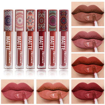 1Pc Velvet Matte Lipstick Lip Gloss Non Stick Cup Stain Makeup Beauty For women Waterproof Long lasting Cosmetics