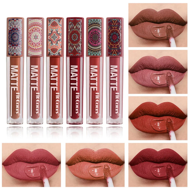 1Pc Velvet Matte Lipstick Lip Gloss Non Stick Cup Stain Makeup Beauty For women Waterproof Long lasting Cosmetics