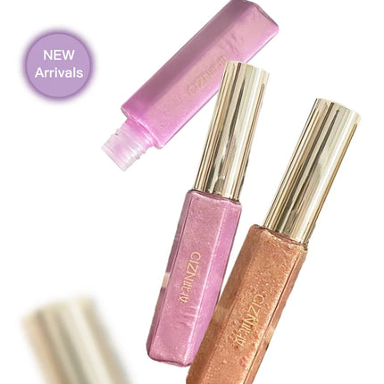 Cizn Galaxy Qin Lip Gloss Moisturizing and Long-Lasting Fine Shimmer Plumping Lip Gloss Mirror-Like Water Gloss Daily Lipstick Cosmetics Same Style as Girl Groups