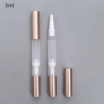10-100pcs 3ml Empty Rotary Pen Cuticle Oil Applicator Twist Cosmetic Pen Cream /Lip Gloss/ Foundation/ Nail Oil Bottle Tool