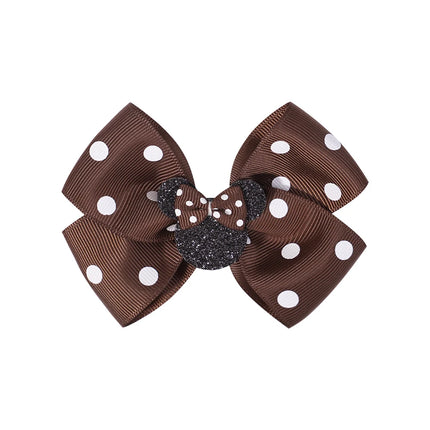 1PCS Sweet Shinny Glitter Bows Hair Clips for Baby Cute Girls Boutique Ponytail Holder Kids Baby Hair Accessories For Hair Gift