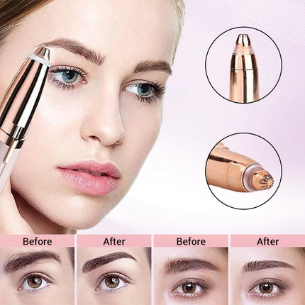 New Electric Facial Eyebrow Trimmer Lipstick Shape Painless Areas Bikini Depilator Shaver Care For Women Makeup
