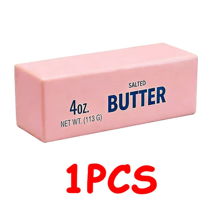 In Stock Butter Stick Squishy Toy Slow Rising Squeeze Toy Butter Bar Brick Squishy Fidget Toy Anti Stress Release Relax Gift