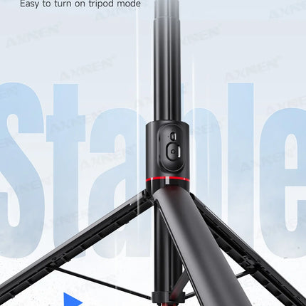 Auto Pop-Up Tripod Portable 70-Inch All-in-one Selfie Stick, Foldable Phone Holder with Bluetooth Remote for iPhone Android