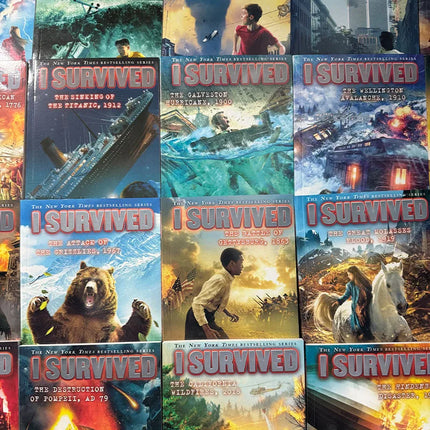 22 Books/set I Survived English Reading Books Disaster History Survival Novel Escape Guide Children's Science Chapters Books