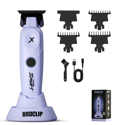 BRDCLIP X Series White FA1T 7700RPM Professional Electric Hair Trimmer Hair Clipper For Man Carving DLC Blade Barber Shop Tool