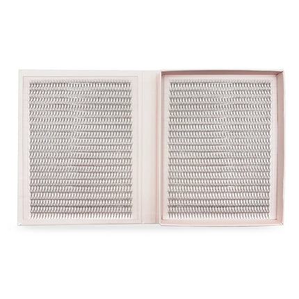 Narrow 2400 Fans Lashes XXL Mega Tray Premade Narrow Volume Fan Ultra Dark Pointy Base Promade Fans Eyelash Extensions Supplies