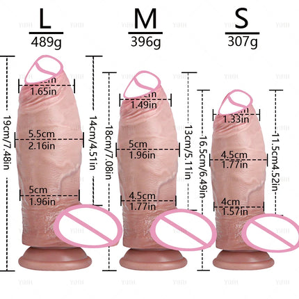 Realistic Dildos Anal Dilator Artificial Penis Vagina Massage Sex Toy for Women Men Female Masturbator Big Dick With Suction Cup