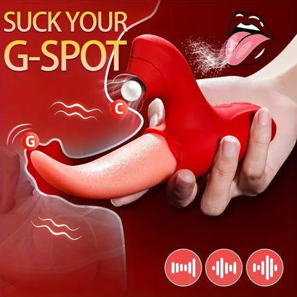 3 Second Orgasm Sex Toys Tongue Licking Rabbit Vibrator for Women Nipples Clit Anal Vibration Stimulation Female Masturbation 18