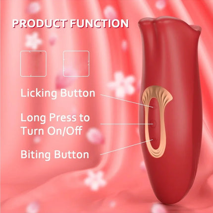 Powerful Licking Vibrator for Woman Tongue Sucking Clitoris Stimulator G Spot Sucker Oral Nipples Massager Sex Toys for Adult