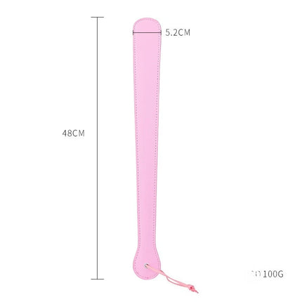 BDSM PU Leather Spanking Paddle Long Handle Fetish Slapper Bondage Slave Restraint Adult Sex Toy for Couples Role Play Gear