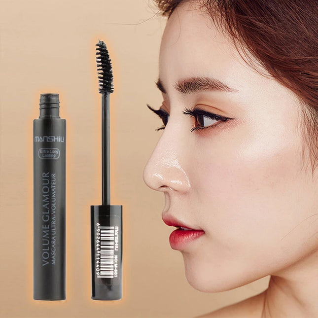 Long Lasting Lash Black Quick Eyelashes Extension Eye Makeup Silk Fiber Mascara Eyelashes Lengthening Mascara Waterproof  ﻿