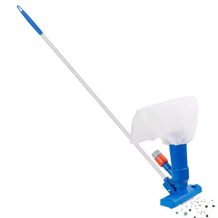 Pool Underwater Jet Vacuum Cleaner with Brush Pool Spa Hot Spring Cleaning Accessory