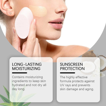 Colour Changing Foundation, Spf 15 Full Coverage Waterproof Makeup of The Face Brightening Mature Skin Foundation Cosmetics