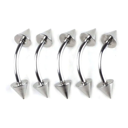 45/90PCS Stainless Steel Body Piercing Jewelry Nose Ring Tongue Bars Navel Eyebrow Lip Labret Piercing Jewelry Horseshoe Rings