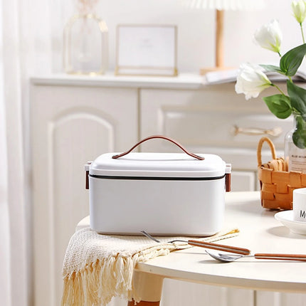 Electric Lunch Box Food Heater 1.8L Large Capacity SUS304 Liner 360° Cycle Balanced Heating Portable Food Warmer