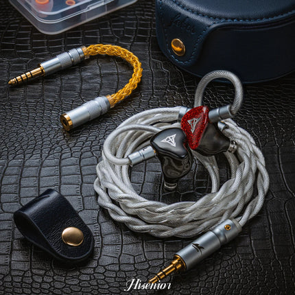Hisenior Mega5Est Bass+ IEMS 1DD+2BA+2EST Tribrid Drivers IEM Professional Hi-Fi Monitor in-Ear Headphones