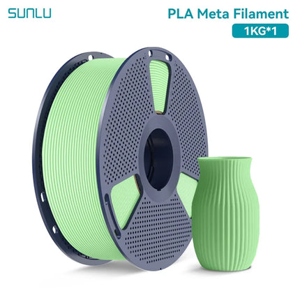 SUNLU 1KG PLA Meta 3D Printer Filament 1.75mm 1000g Spool (2.2lbs) Neatly Arranged No Knot Filament Fit Most FDM Printer