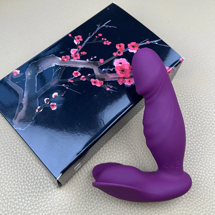 Three motors Wearable Vibrator and 360° Rotating Masturbator, Vibrator Adult Toys Anal Plug 10 mode Clitoris Vibrator For Women