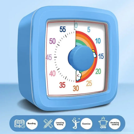 School Visual Timer for Children with Night Light, Digital Stopwatch, Pomodoro Timer for Kitchen and Home Use