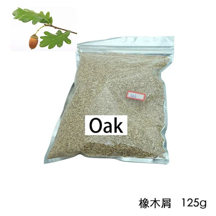 Smoked Sawdust Wood Chips for Smoking 125g/bag Apple Cherry Oak Hickory,Outdoor Smoker Fumigation Box Bacon Wood BBQ Accessories