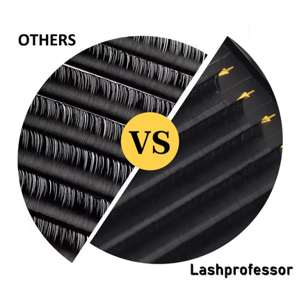 Lashprofessor 16Rows Individual De Cils Lash Trays 5-20mm Silk Classic Lashes Professional Salon Use Cashmere Eyelash Extensions